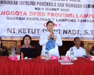 Ketut Dewi Nadi Tanamkan Nilai-nilai Pancasila ke Masyarakat Rama Dewa